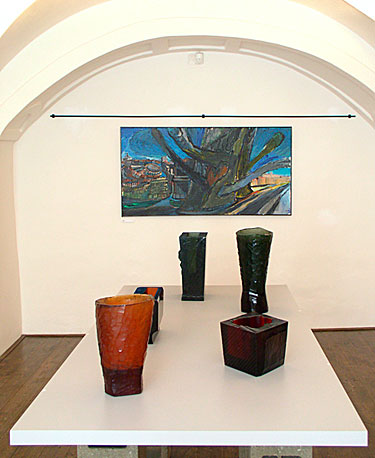 2006 – „Anna Polanská – sklo,
Tomáš Plesl – obrazy“,
Galerie Josefa Sudka, Na Úvoze, Praha