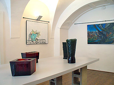 2006 – „Anna Polanská – sklo,
Tomáš Plesl – obrazy“,
Galerie Josefa Sudka, Na Úvoze, Praha