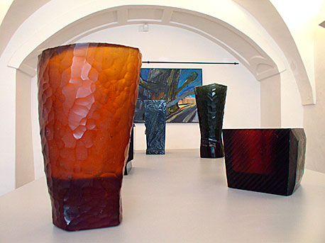 2006 – „Anna Polanská – sklo,
Tomáš Plesl – obrazy“,
Galerie Josefa Sudka, Na Úvoze, Praha