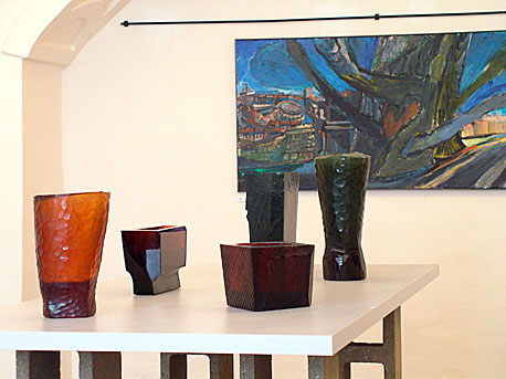 2006 – „Anna Polanská – sklo,
Tomáš Plesl – obrazy“,
Galerie Josefa Sudka, Na Úvoze, Praha