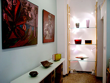 2006 – „Anna Polanská – sklo,
Tomáš Plesl – obrazy“,
Galerie Havelka, Praha